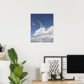 Poster Éolienne (Bureau à domicile)