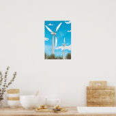 Poster Éoliennes (Cuisine)
