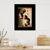 Poster Éoliennes d'argile spirale Chimes encore vie (Cuisine)