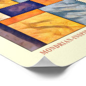 Poster EP géométrique Abstraite no 1 (Coin)