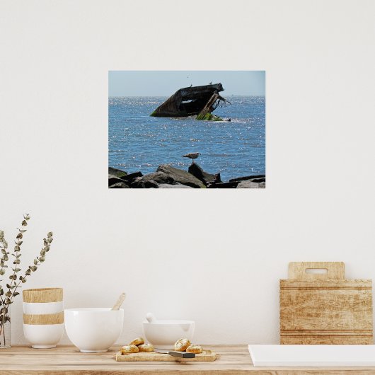 Poster Épave du cap May (Cuisine)