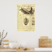 Poster Épave du journal Lusitania (Cuisine)