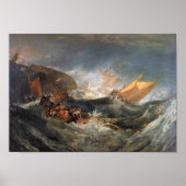 Poster Épave du Minotaure, J. M. William Turner (Devant)
