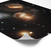 Poster Épave galactique dans le Quintet de Stephan (Coin)