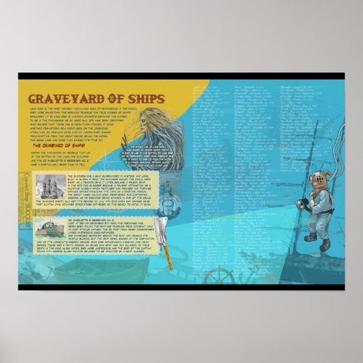 Poster Épaves du lac Érié ELE Merch officiel (Devant)