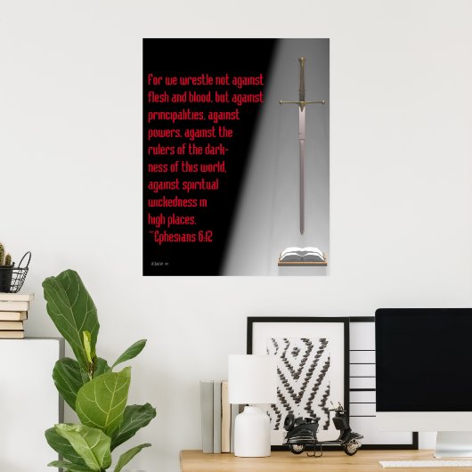 Poster Épée (Bureau à domicile)