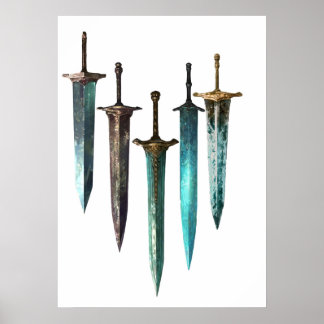 Poster Épée au clair de lune