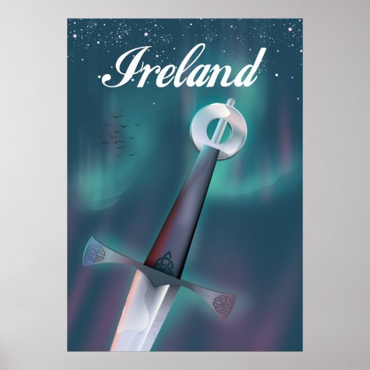 Poster épée celtique d'Irlande (Devant)