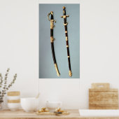 Poster Épée commémorative donnée par Napoléon Bonaparte (Cuisine)