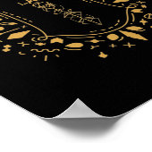 Poster Epée de dés encadrée du Paladin Tabletop RPG (Coin)