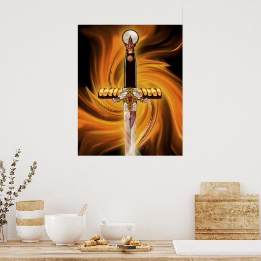 Poster Épée De L'Esprit (Cuisine)