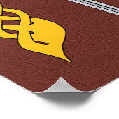 Poster Épée viking et Plaitwork (Coin)