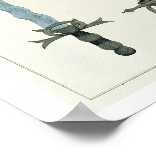 Poster Épées, assiette de 'A History of the Development a (Coin)