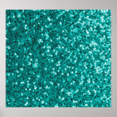Poster Épercées turquoise : Bright Close Up Foundation (Devant)