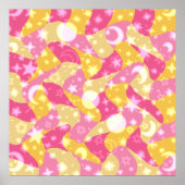 Poster Épersion céleste de bonbon (Devant)