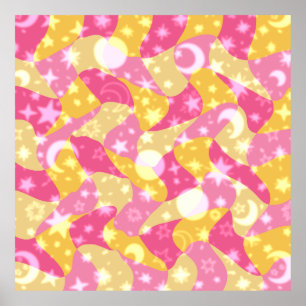 Poster Épersion céleste de bonbon