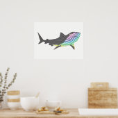 Poster Épersion de requin couleur (Cuisine)