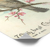 Poster Épervier de Noël Vintage (Coin)