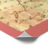 Poster Épervier vintage (Coin)