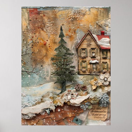 Poster Ephemera de Noël (Devant)