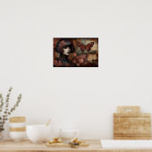 Poster Ephemera Victorian Lady Gothic Butterfly (Cuisine)