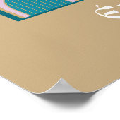 Poster éphémère art deco (Coin)