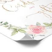 Poster Éphèse d'eucalyptus floral Cartes et cadeaux (Coin)