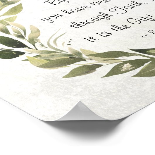 Poster Ephesians 2:8 (Coin)