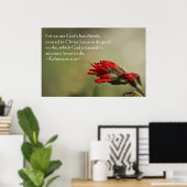 Poster Éphésiens 2:10 (Bureau à domicile)