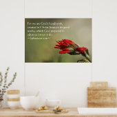 Poster Éphésiens 2:10 (Cuisine)