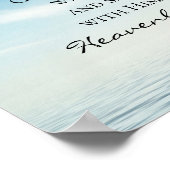 Poster Éphésiens 2:6 Dieu nous a élevés avec le Christ, B (Coin)