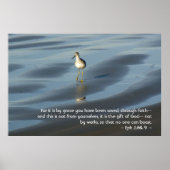 Poster Ephésiens 2:8& 9 (Devant)