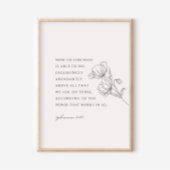 Poster Ephésiens 3:20 Excessivement Abuddent