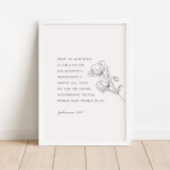 Poster Ephésiens 3:20 Excessivement Abuddent