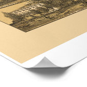 Poster Ephrata, PA Carte panoramique - 1887 (Coin)