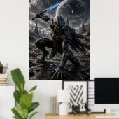 Poster Epic Alien Knight in a Distant Galaxy (Bureau à domicile)