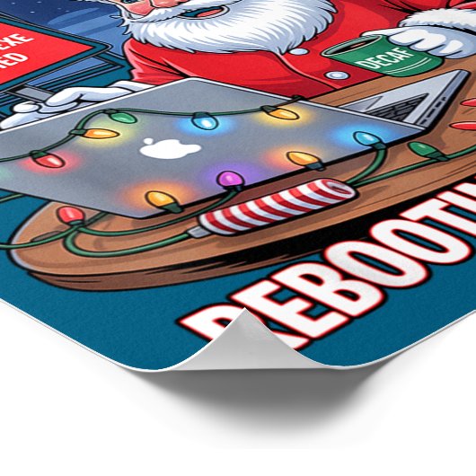 Poster Epic Santa Rebooting Support s Tech (Coin)