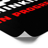 Poster Epic Thinking In Progress Big Ideas Introvert Game (Coin)