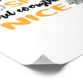 Poster Épice citrouille Et Tout Beau Citation Pour L'Auto (Coin)