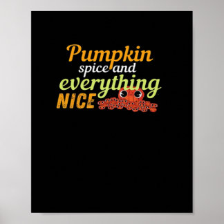Poster Épice citrouille & Tout Nice Halloween Basic De
