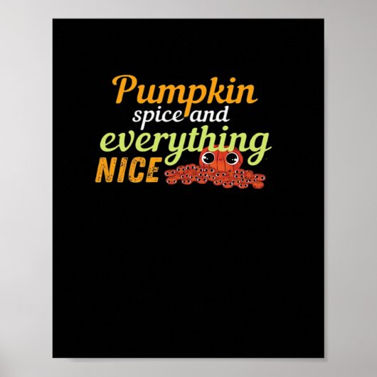 Poster Épice citrouille & Tout Nice Halloween Basic De (Devant)