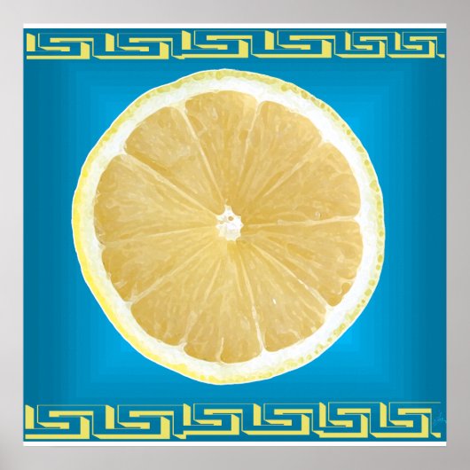 Poster épice de vie bleu (Devant)
