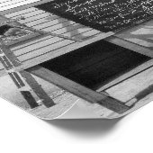 Poster Épicerie et sandwich, 1934. Photo vintage (Coin)