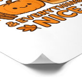 Poster Épices citrouilles & Tout Nice - Automne Chaud aut (Coin)