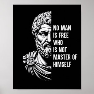 Poster Epictetus Chemise grecque stoïque Philosophe Motiv