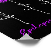 Poster Epilepsie Conscience foi Espoir Amour Leopard Sunf (Coin)