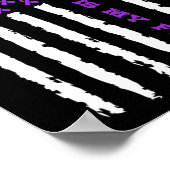 Poster Epilepsie Conscience Son combat est mon combat (Coin)