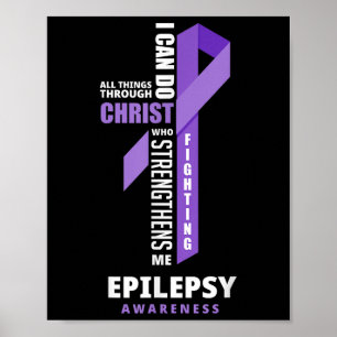 Poster Epilepsie Guerrier Dieu Jésus Christ Epilepsie