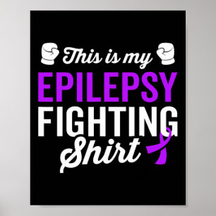 Poster Epilepsie Guerrier Survivant Sensibilisation Obten