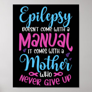 Poster épilepsie ne vient pas avec un manuel il épilepsie